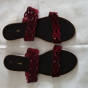 Red and Gold by Princess sandles size 11